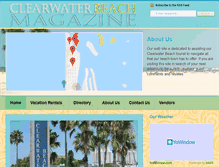 Tablet Screenshot of clearwaterbeachmagazine.com